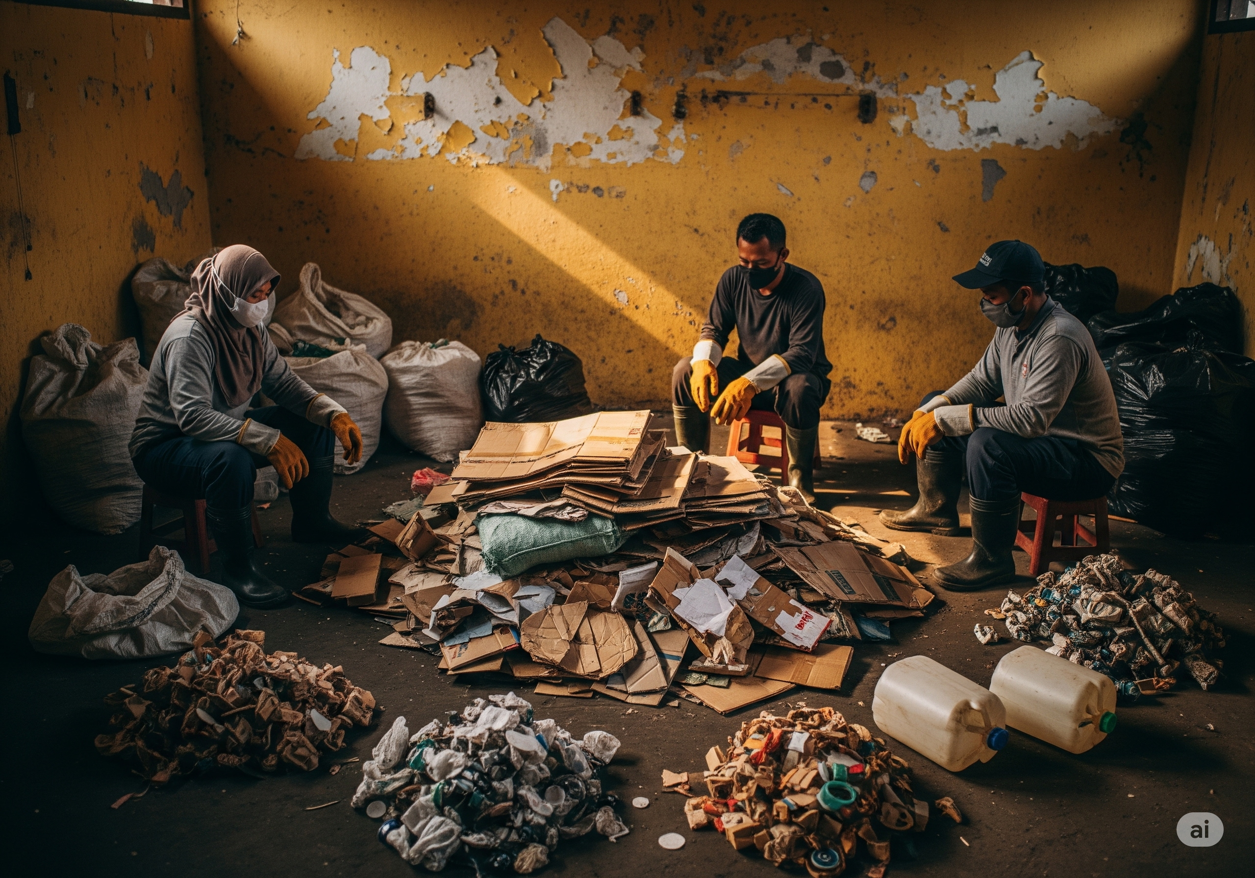 APD Lengkap untuk pengelolaan sampah